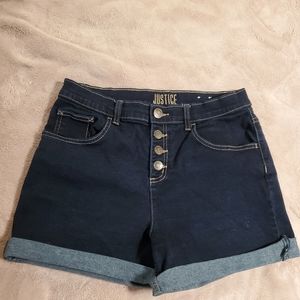 Justice, Jean shorts, 18 plus, dark blue